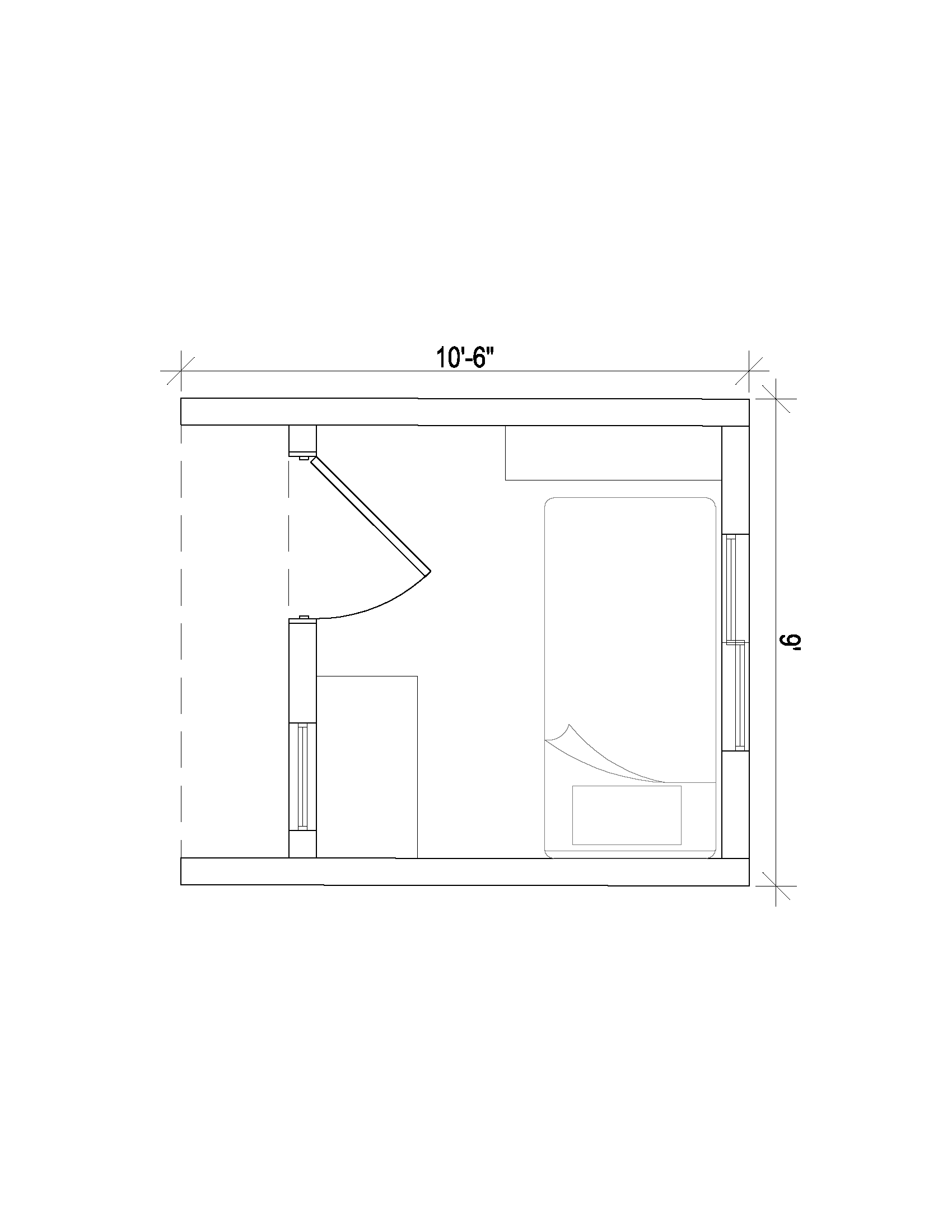 emergency housing floor plans for single unit