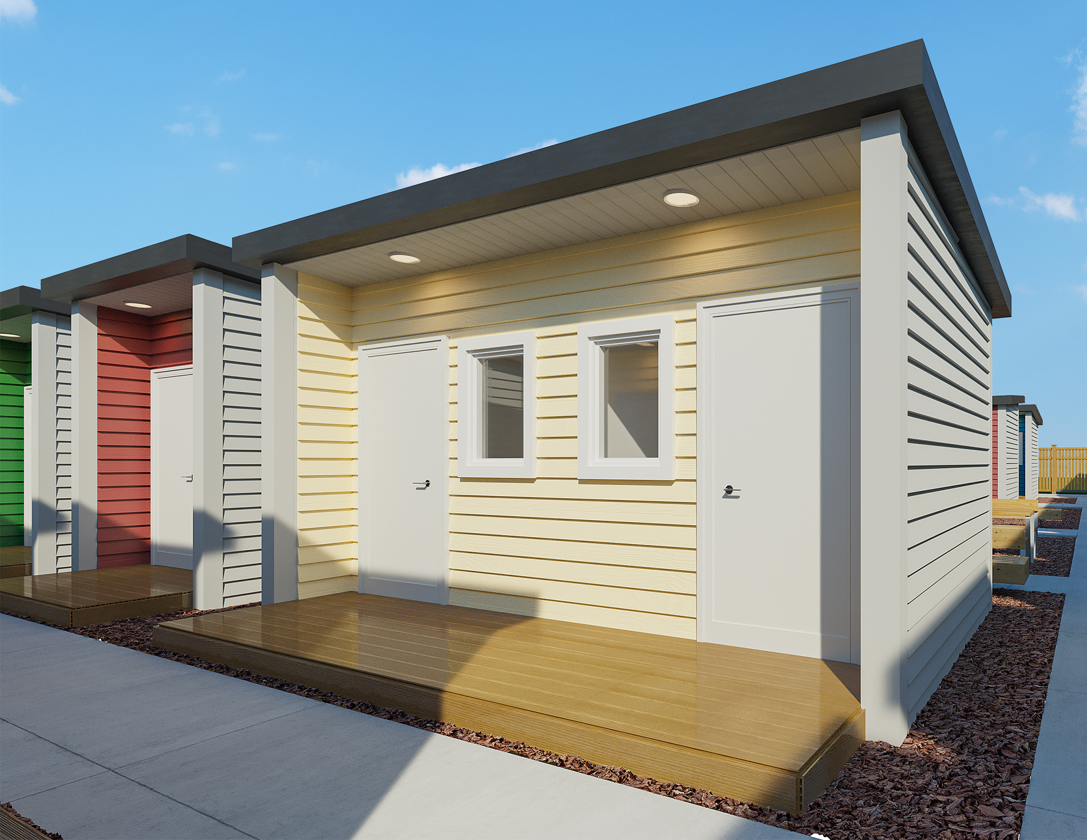 emergency housing double unit